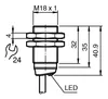 Pepperl Fuchs NBB8-18GM35-E2 – Inductive sensor — photo 3 of 4