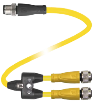 Pepperl Fuchs V15-G-S-10M-T-03M-PUR-A-V1-C1 – Y connection cable Pepperl Fuchs V15-G-S-10M-T-03M-PUR-A-V1-C1 – Y connection cable