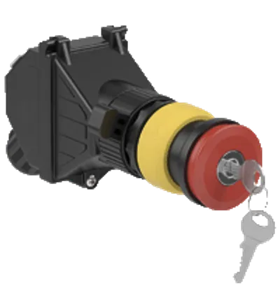 Pepperl Fuchs PMP.JR.C.02 – Control Unit Ex e, Panel Mount, Mushroom Pushbutton Pepperl Fuchs PMP.JR.C.02 – Control Unit Ex e, Panel Mount, Mushroom Pushbutton