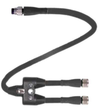 Pepperl Fuchs V31-GM-0,11M-PUR-U-T-0,15M-V31 – Y connection cable Pepperl Fuchs V31-GM-0,11M-PUR-U-T-0,15M-V31 – Y connection cable