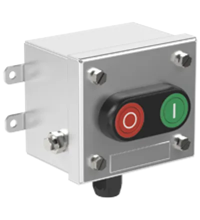 Pepperl Fuchs LRS1.B.DMMX.B.1 – Control Unit Ex e, Stainless Steel, Pushbutton Pepperl Fuchs LRS1.B.DMMX.B.1 – Control Unit Ex e, Stainless Steel, Pushbutton