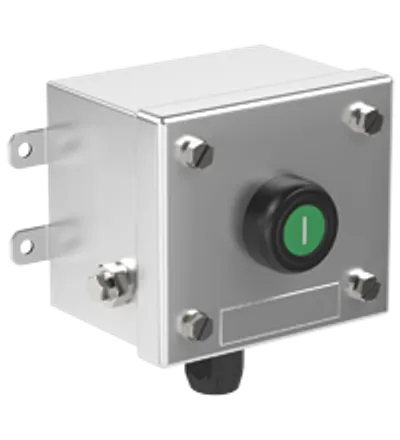 Pepperl Fuchs LRS1.B.PGMX.B.1 – Control Unit Ex e, Stainless Steel, Pushbutton Pepperl Fuchs LRS1.B.PGMX.B.1 – Control Unit Ex e, Stainless Steel, Pushbutton