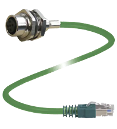 Pepperl Fuchs V1D-M16H-GN1,5M-PUR-E1S-V45-G – Connection cable, Ethernet Pepperl Fuchs V1D-M16H-GN1,5M-PUR-E1S-V45-G – Connection cable, Ethernet