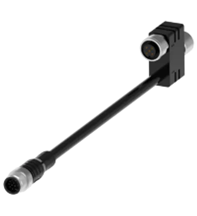 Pepperl Fuchs V19S-0,15M-PUR/V15-T-V19-VOS – Y connection cable Pepperl Fuchs V19S-0,15M-PUR/V15-T-V19-VOS – Y connection cable
