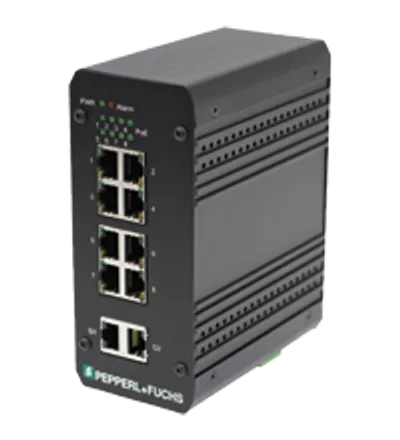 Pepperl Fuchs ICRL-U-10RJ45-PoE-B-DIN – Ethernet switch unmanaged PoE voltage-boost switch Pepperl Fuchs ICRL-U-10RJ45-PoE-B-DIN – Ethernet switch unmanaged PoE voltage-boost switch
