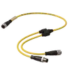 Pepperl Fuchs V1S/V1-YE0,15-PUR-A1-TEE-0,3-V1 – Y connection cable — photo 1 of 4