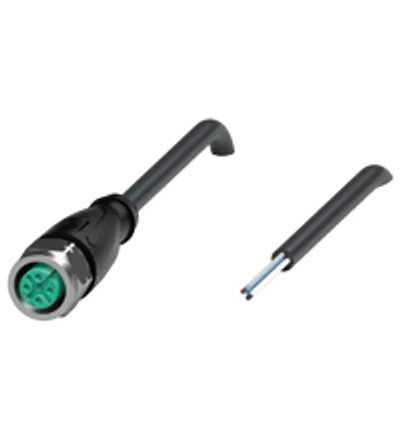 Pepperl Fuchs V15-GV4A-BK20M-PUR-U – Female cordset Pepperl Fuchs V15-GV4A-BK20M-PUR-U – Female cordset