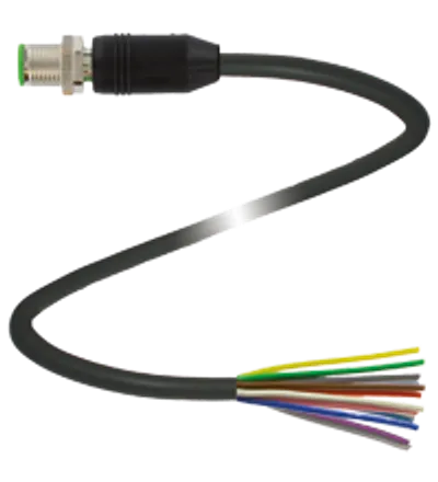 Pepperl Fuchs V112S-G-BK5M-PUR-ABG – Cable connector, shielded Pepperl Fuchs V112S-G-BK5M-PUR-ABG – Cable connector, shielded