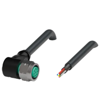 Pepperl Fuchs V19-WV4A-3M-PUR-ABG0 – Cable socket, shielded Pepperl Fuchs V19-WV4A-3M-PUR-ABG0 – Cable socket, shielded