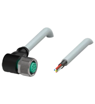 Pepperl Fuchs V19+90-W-1M-PUR-ABG – Cable socket, shielded Pepperl Fuchs V19+90-W-1M-PUR-ABG – Cable socket, shielded
