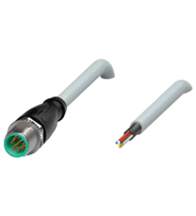 Pepperl Fuchs V19S-G-1,5M-PUR-ABG – Cable connector, shielded Pepperl Fuchs V19S-G-1,5M-PUR-ABG – Cable connector, shielded