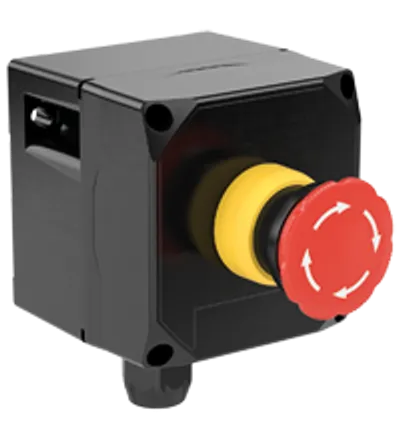 Pepperl Fuchs LRP1.D.E4CX.B.1 – Control Unit Ex e, Polyamide, Emergency Stop Button Pepperl Fuchs LRP1.D.E4CX.B.1 – Control Unit Ex e, Polyamide, Emergency Stop Button