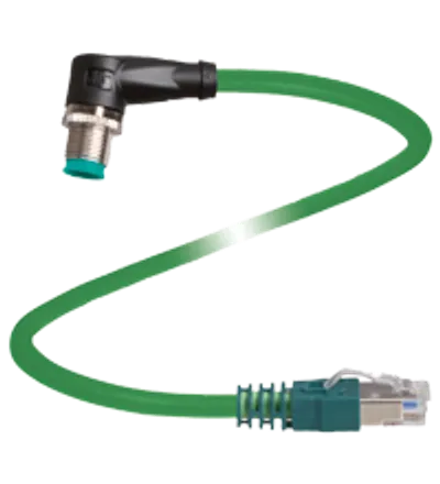 Pepperl Fuchs V1SD+90-W-GN0,3M-PUR-E2S-V45-G – Connection cable, Ethernet Pepperl Fuchs V1SD+90-W-GN0,3M-PUR-E2S-V45-G – Connection cable, Ethernet