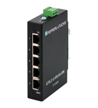 Pepperl Fuchs ICRL2-U-5RJ45-DIN – Ethernet switch unmanaged Pepperl Fuchs ICRL2-U-5RJ45-DIN – Ethernet switch unmanaged
