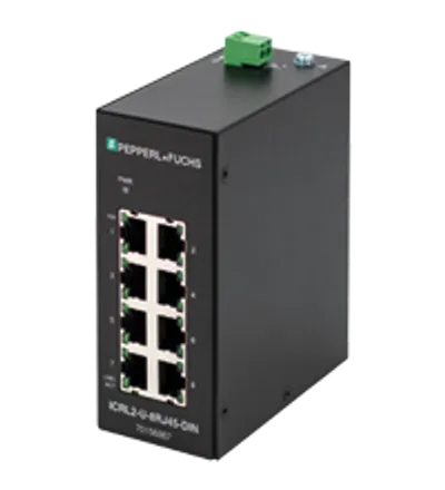Pepperl Fuchs ICRL2-U-8RJ45-G-DIN – Ethernet switch unmanaged Pepperl Fuchs ICRL2-U-8RJ45-G-DIN – Ethernet switch unmanaged