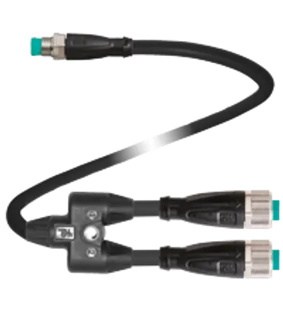 Pepperl Fuchs V11-G-0,6M-PUR-U-T-0,6M-V31-GM – Y connection cable