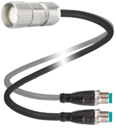 Pepperl Fuchs V23-G-T-0,3M-PUR-TP-V19/V19-G – Y connection cable Pepperl Fuchs V23-G-T-0,3M-PUR-TP-V19/V19-G – Y connection cable