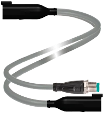 Pepperl Fuchs DTM2P-TEE-PVC-V11S/DTM2P-HOE – Y connection cable