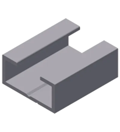 Pepperl Fuchs ALU-C-25x12 – Extruded aluminum profile Pepperl Fuchs ALU-C-25x12 – Extruded aluminum profile