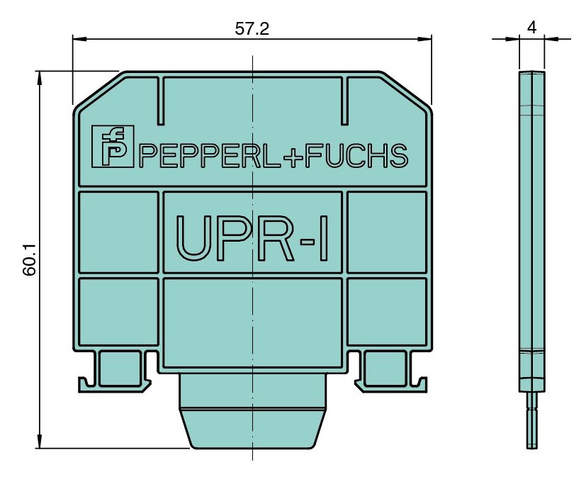 Pepperl Fuchs UPR-I – Insulation spacer for universal power rail — photo 3 of 3
