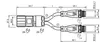 Pepperl Fuchs V23-G-T-0,3M-PUR-TP-V19/V19-G – Y connection cable — photo 3 of 4