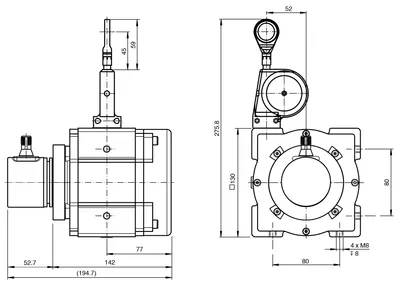 Pepperl Fuchs ECA30PL-05A4A-Y16BD:NN:01 – Cable pull rotary encoder
