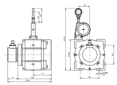 Pepperl Fuchs ECI30PL-05A4A-UD1BE:02 – Cable pull rotary encoder