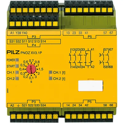 Pilz 787532 – PNOZ XV3.1P C 3/24-240VACDC 3no 1nc 2no