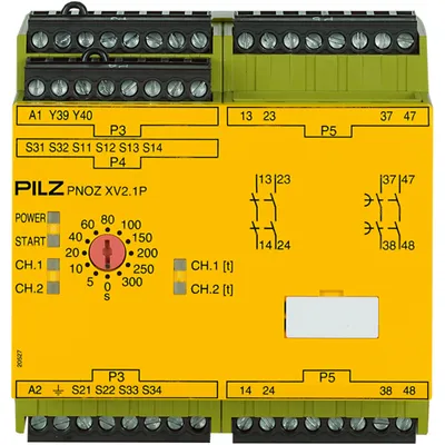 Pilz 777548 – PNOZ XV2.1P 300/24-240VACDC 2n/o 2n/o t