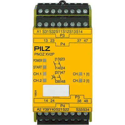 Pilz 777504 – PNOZ XV2P 0.5/24VDC 2n/o 2n/o fix