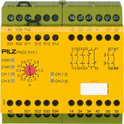 Pilz 774538 – PNOZ XV3.1 300/24VDC 3n/o 1n/c 2n/o t