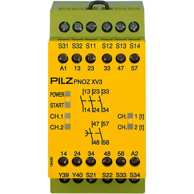 Pilz 774545 – PNOZ XV3 3/24VDC 3n/o 2n/o t fix
