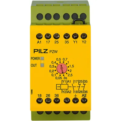 Pilz 774044 – PZW 3/110-120VAC 1n/o 2n/c