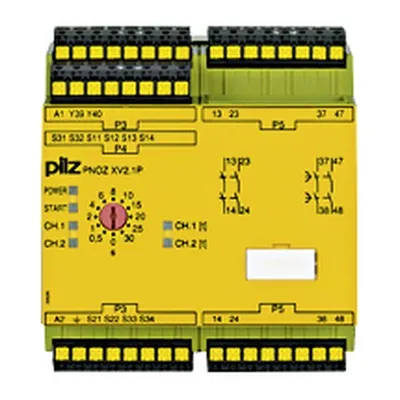 Pilz 787542 – PNOZ XV2.1P C 3/24-240VACDC 2n/o 2n/o t