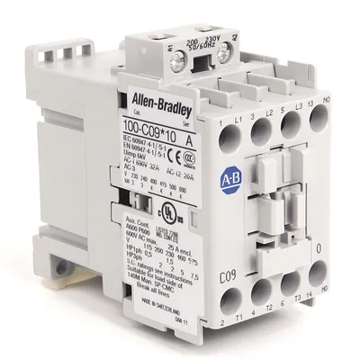 Allen-Bradley 100-C09UT10 – IEC 9 A Contactor Allen-Bradley 100-C09UT10 – IEC 9 A Contactor