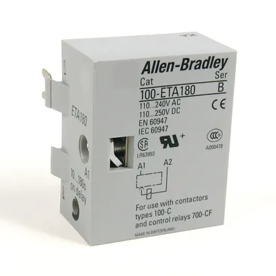 Allen-Bradley 100-ETA180 – 100C 180 s Electronic Timing Module Allen-Bradley 100-ETA180 – 100C 180 s Electronic Timing Module