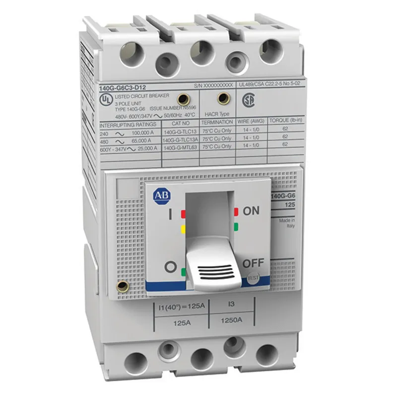 Rockwell Automation / Allen-Bradley 140G-G2C3-C45-MT – 140G 125A G Frame Molded Case Ckt-Bkr