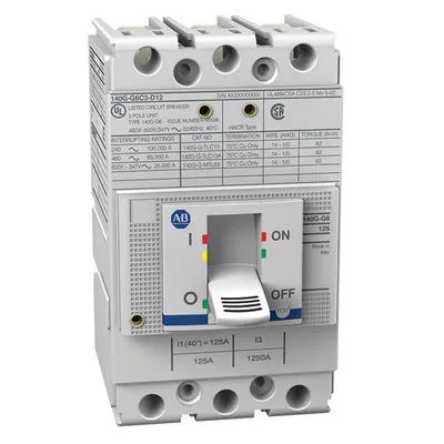Rockwell Automation / Allen-Bradley 140G-J6F3-D22-MT – 140G 250A J Frame Molded Case Ckt-Bkr