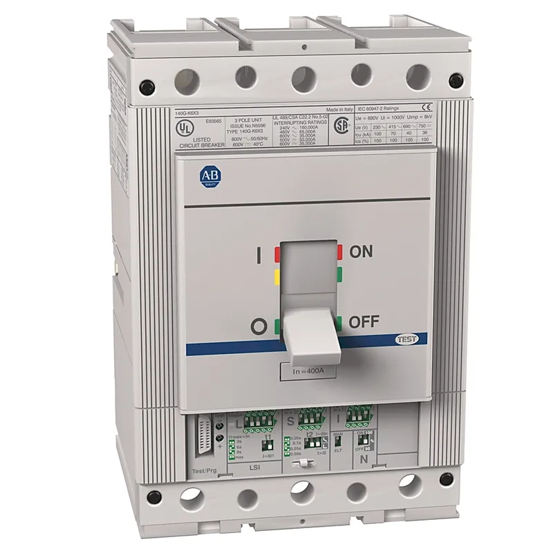 Rockwell Automation / Allen-Bradley 140G-K6H3-D40-SD-CA – 140G 400A K Frame Molded Case Ckt-Bkr — photo 1 of 2