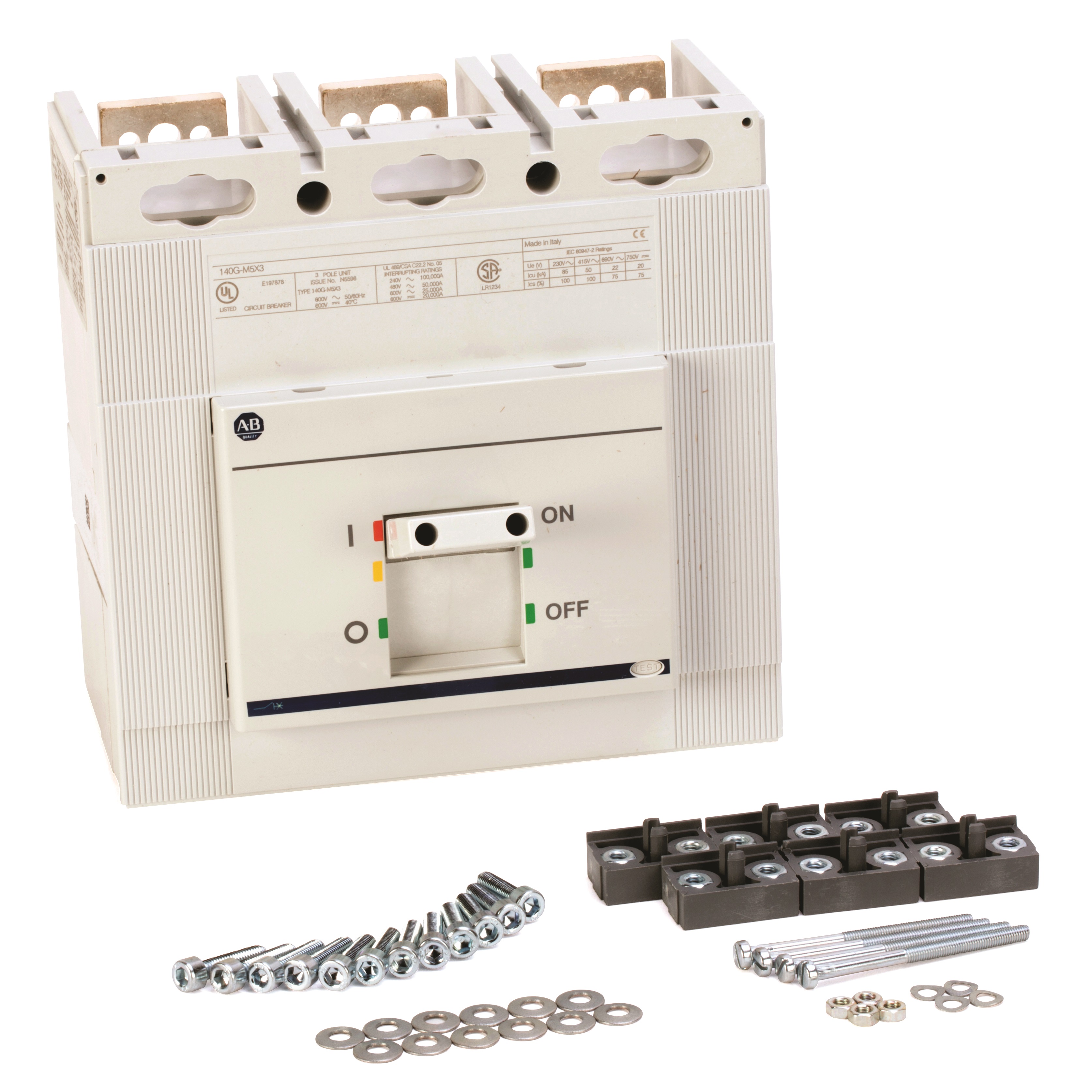 Rockwell Automation / Allen-Bradley 140G-M6F3-D60-SB-AB – 140G 800A M Frame Molded Case Ckt-Bkr — photo 2 of 2 Rockwell Automation / Allen-Bradley 140G-M6F3-D60-SB-AB – 140G 800A M Frame Molded Case Ckt-Bkr — photo 2 of 2