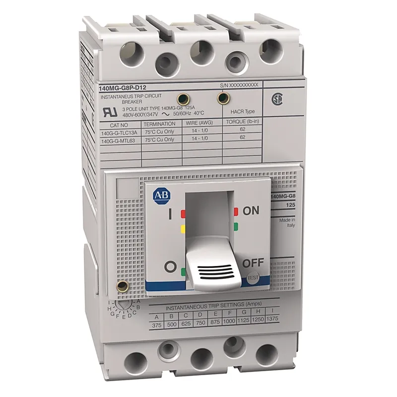 Rockwell Automation / Allen-Bradley 140MG-G8P-D10-AA – 140G 125A G Frame Mtr Protection Ckt-Bkr