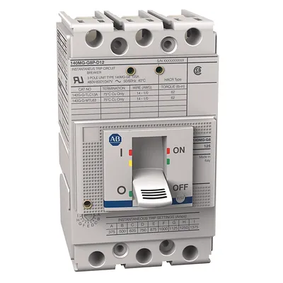 Rockwell Automation / Allen-Bradley 140MG-G8P-D10-BA – 140G 125A G Frame Mtr Protection Ckt-Bkr