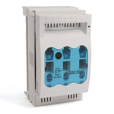 Allen-Bradley 141A-NFJ60C – MCS Class J 60 A 600V Bus Bar Fuse Base Allen-Bradley 141A-NFJ60C – MCS Class J 60 A 600V Bus Bar Fuse Base