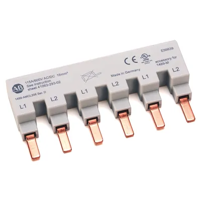 Allen-Bradley 1489-AMCL206 – MCB Bus Bar Accessory 2 phase Allen-Bradley 1489-AMCL206 – MCB Bus Bar Accessory 2 phase