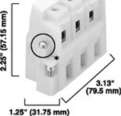 Rockwell Automation / Allen-Bradley 1492-ED103 – NEMA 3 Pole Pull-Apart Terminal Block