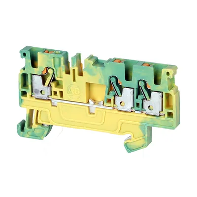 Allen-Bradley 1492-PG4T – IEC Ground Push-in Terminal Block Allen-Bradley 1492-PG4T – IEC Ground Push-in Terminal Block