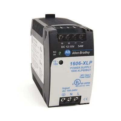 Rockwell Automation / Allen-Bradley 1606-XLP60BQT – AC or DC Input 12VDC Out 54W Low Temp PS