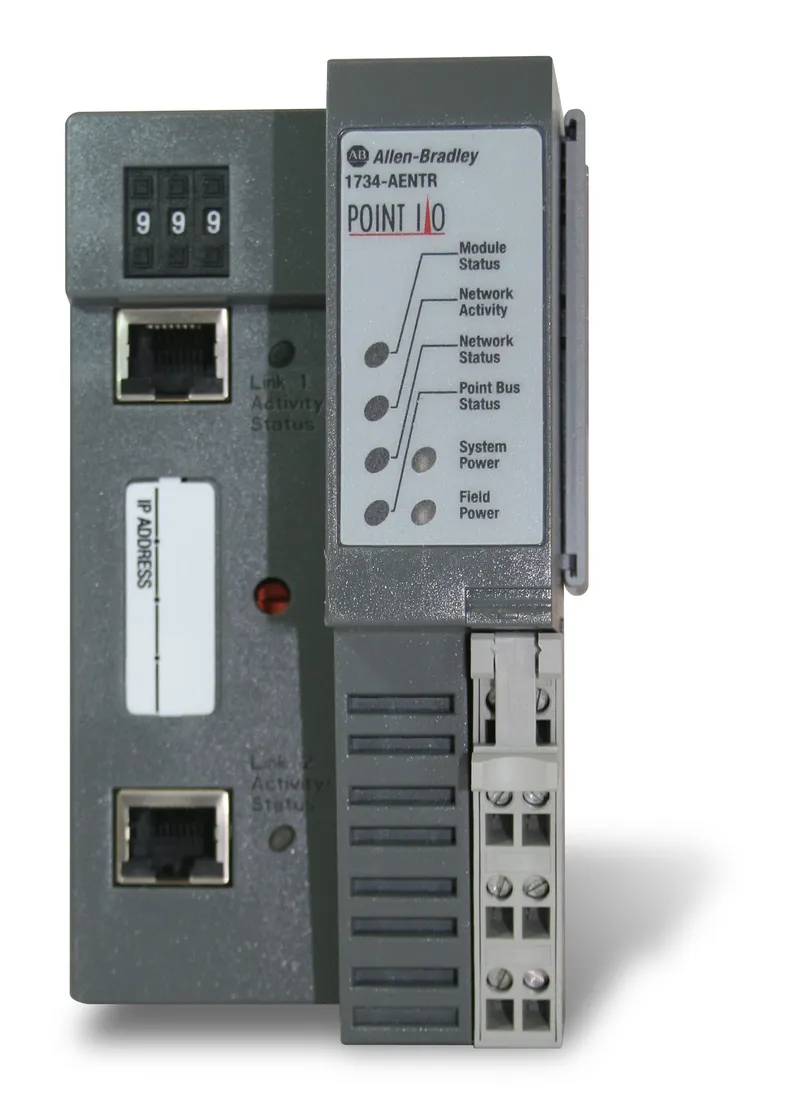 Rockwell Automation / Allen-Bradley 1734-AENTR – POINT I/O Dual Port Network Adaptor — photo 2 of 2