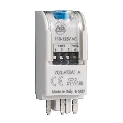 Allen-Bradley 700-AT3 – On-Delay Selectable Voltage Timing Relay Allen-Bradley 700-AT3 – On-Delay Selectable Voltage Timing Relay
