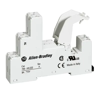 Allen-Bradley 700-HN222 – 8 Blade 8A Screw Terminal Relay Socket Allen-Bradley 700-HN222 – 8 Blade 8A Screw Terminal Relay Socket